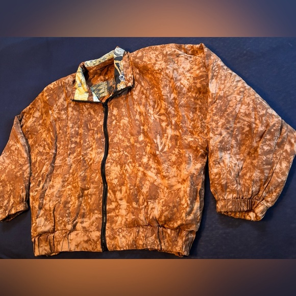 🤎🧡VINTAGE Nativewear designs  Jacket  bomber , Reversible two-view jacket, (M)🤎🧡 - Picture 13 of 17